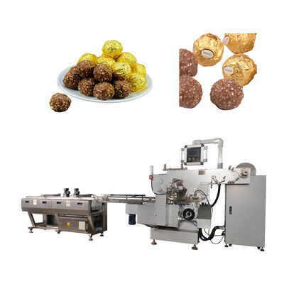 Automatische Verpackungsmaschine für voll automatische Schokoladenwaferkugel-Fertigungslinie