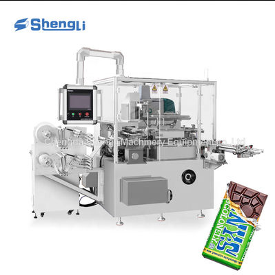 220V 50/60Hz Schokoladentabletten/Bar-Faltverpackungsmaschine für den lokalen Serviceort