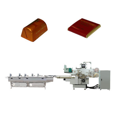 Präzision und Multifunktionsschokoladenverpackungsmaschine mit Papiermaterial