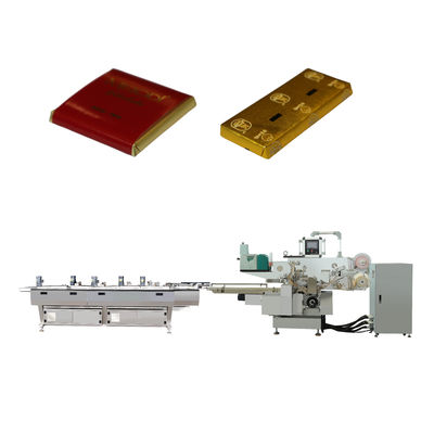 Vollautomatische Schokoladenverpackungsmaschine für Folien/Papierverpackungen