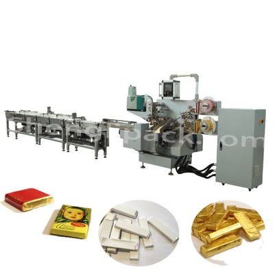 Filmverpackungsart Vollautomatische Schokoladenverpackungsmaschine