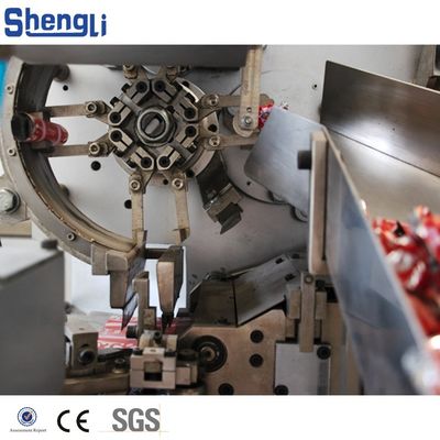 Horizontale Doppeldreh-Süßigkeitenverpackungsmaschine mit 300 ppm Geschwindigkeit 2960*1560*2150 MM