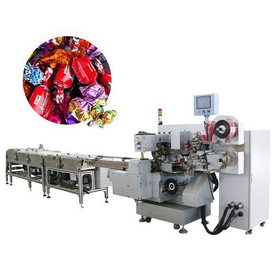 Mehrfunktionsverpackungsmaschine mit Doppeldrehteilen für die Mehrfunktionsverpackung von Bonbons