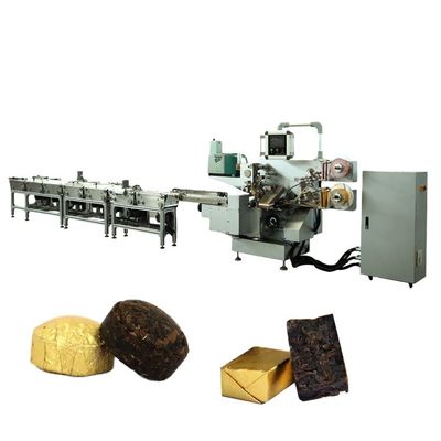 Hauptfunktion Falten und Kleben Halbautomatische Teeblock-Papierverpackungsmaschine