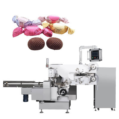 Automatische Doppeldreh-Süßwarenverpackungsmaschine für L 15-55 W 5-30 H 2-25 mm Produkte