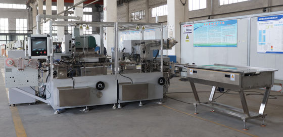 Verpackungsmaschine für Schokoladentabletten mit Doppelschichtverpackung
